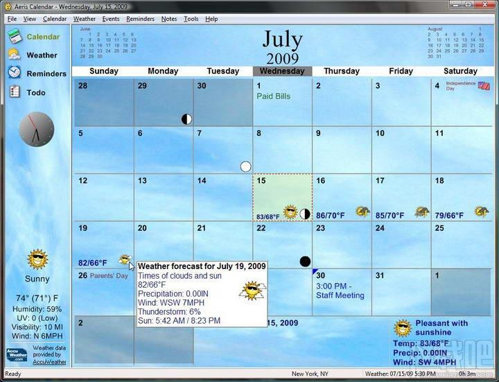 Aeris Calendar,Aeris Calendar下载,Aeris,桌面日历